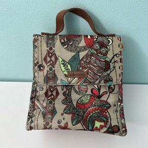Sakroots Artist Circle Lunch Bag Spirit Desert Wild At Heart Owl Insulated EUC